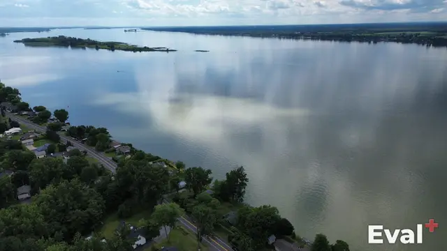 Drone shot over Contrecœur, Montérégie — Éval+ real estate appraisers
