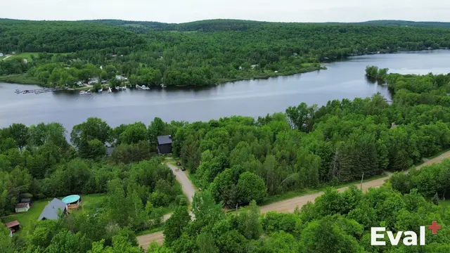 Aerial photograph of a Inverness area in Centre-du-Québec — Éval+ chartered appraisers (OEAQ)