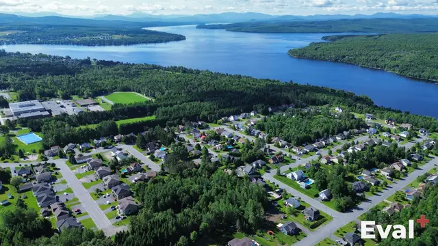 Aerial drone view of Nantes, Estrie — Éval+ real estate appraisal