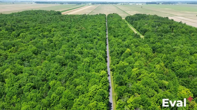 Vue aérienne par drone à Nicolet, Centre-du-Québec — évaluation immobilière Éval+