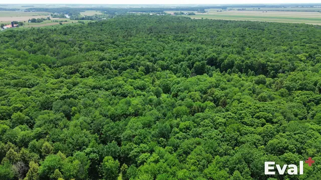Drone shot over Nicolet, Centre-du-Québec — Éval+ real estate appraisers