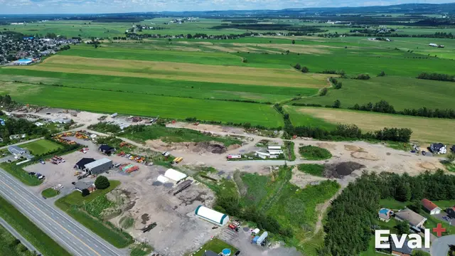 Aerial photograph of a Princeville area in Centre-du-Québec — Éval+ chartered appraisers (OEAQ)