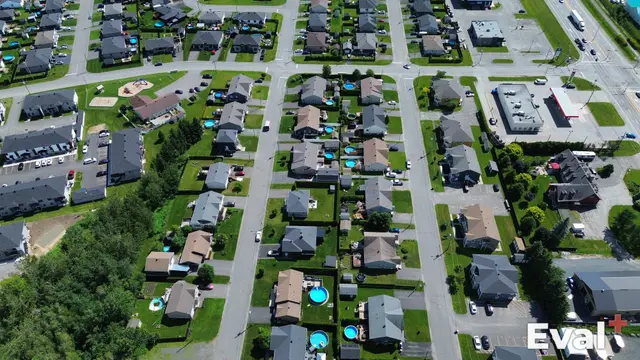 Princeville (Centre-du-Québec) seen from the sky by drone — Éval+ property appraisal