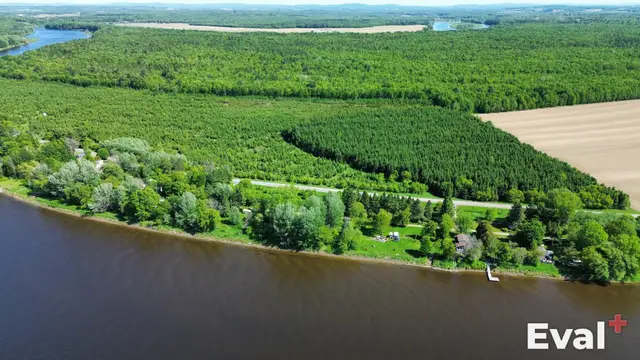 Aerial photograph of a Saint-Lucien area in Centre-du-Québec — Éval+ chartered appraisers (OEAQ)