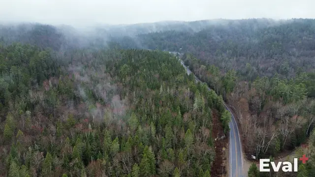 Aerial photograph of a Saint-Mathieu-du-Parc area in Mauricie — Éval+ chartered appraisers (OEAQ)
