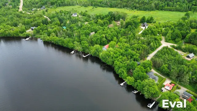 Aerial drone view of Saint-Pierre-Baptiste, Centre-du-Québec — Éval+ real estate appraisal
