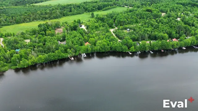 Aerial photograph of a Saint-Pierre-Baptiste area in Centre-du-Québec — Éval+ chartered appraisers (OEAQ)