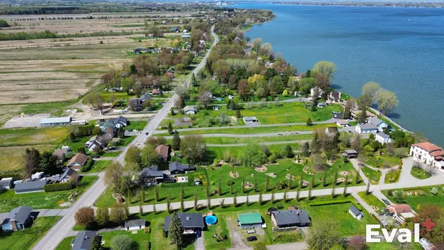 Aerial drone view of Sainte-Anne-de-Sorel, Montérégie — Éval+ real estate appraisal