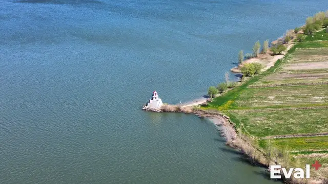 Sainte-Anne-de-Sorel (Montérégie) seen from the sky by drone — Éval+ property appraisal