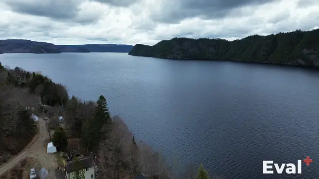 Aerial drone view of Trois-Rives, Mauricie — Éval+ real estate appraisal