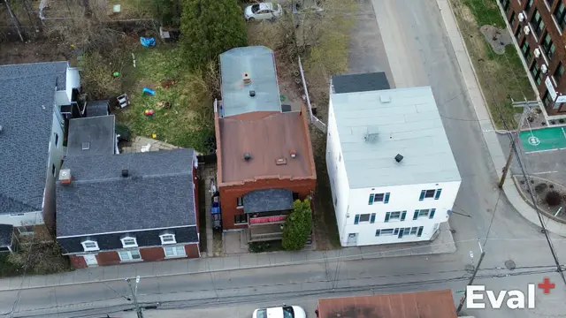 Photographie aérienne d'un secteur de Trois-Rivières en Mauricie — Éval+, évaluateurs agréés OEAQ