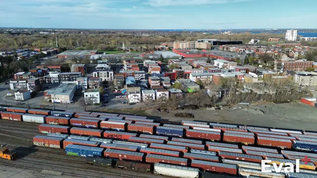 Aerial photograph of a Trois-Rivières area in Mauricie — Éval+ chartered appraisers (OEAQ)