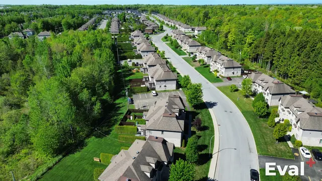 Aerial photograph of a Trois-Rivières area in Mauricie — Éval+ chartered appraisers (OEAQ)