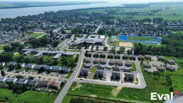 Aerial photograph of a Trois-Rivières area in Mauricie — Éval+ chartered appraisers (OEAQ)
