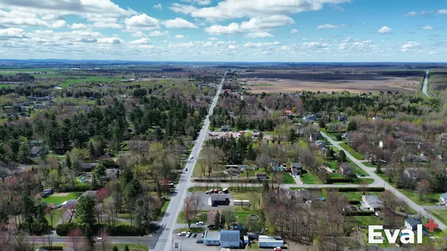 Aerial photograph of a Victoriaville area in Centre-du-Québec — Éval+ chartered appraisers (OEAQ)